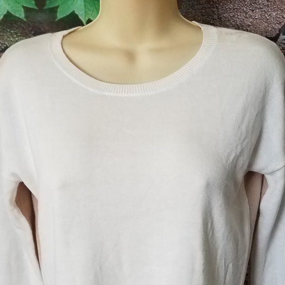 Long Sleeve Color Block Knit Top - Picture 5 of 5